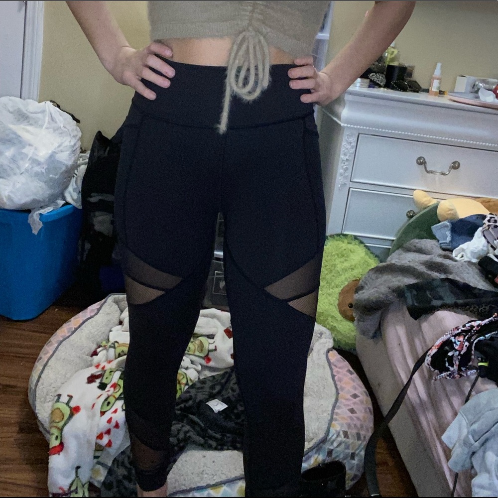mesh lululemon leggings